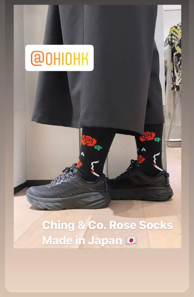 ching & co. "ROSE -white-" Socks