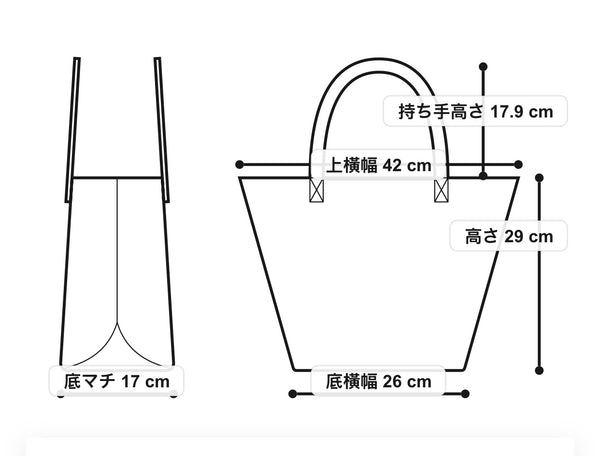 TAION BASIC LUNCH DOWN TOTE BAG (M)