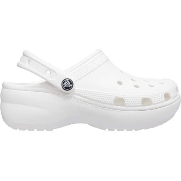 CROCS CLASSIC PLATFORM CLOG (WHITE)