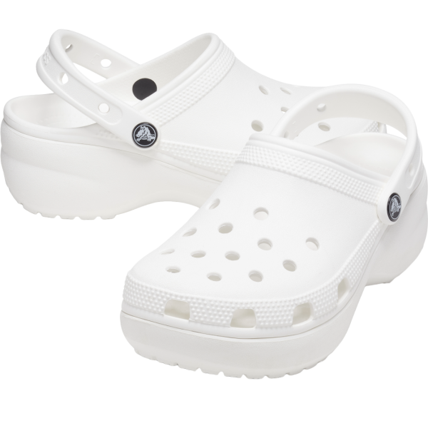 CROCS CLASSIC PLATFORM CLOG (WHITE)
