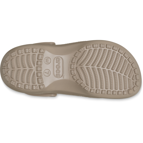 CROCS CLASSIC PLATFORM CLOG (TAUPE)