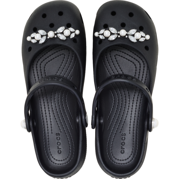 CROCS CLASSIC PEARLS BALLET (BLACk)