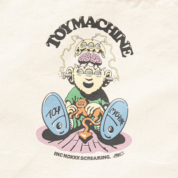 TOY MACHINE X YOZI TRANSMISSIONATOR TOTE BAG