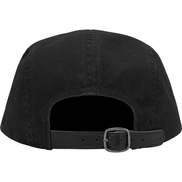 SUPREME WASHED CHINO TWILL CAMP CAP - BLACK