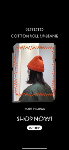 ROTOTO Cotton Roll Up Beanie